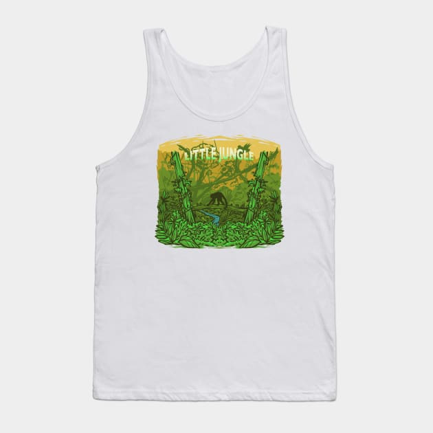 Nature Forest Design Illustration Tank Top by 78soeef